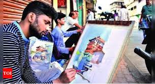 Nashik artists win in drawing competition | चित्र स्पर्धेत नाशिकच्या कलाकारांची बाजी