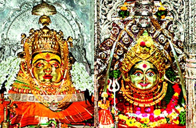 Navaratri festival starts in Amba-Ekvira Devi Temple; Establishment of morning at 5.30 | अंबा-एकवीरादेवी मंदिरात नवरात्रोत्सवाला प्रारंभ; पहाटे ५.३० च्या मुहूर्ताला घटस्थापना