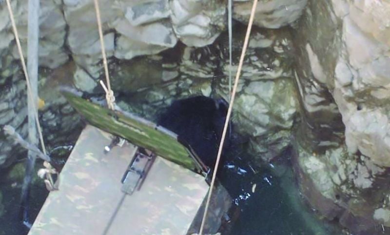 Forest department gives life to a bear that falls into a well! | विहिरीत पडलेल्या अस्वलास वन विभागाने दिले जीवदान!