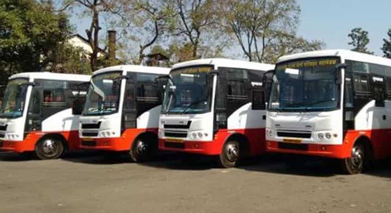 ST buses now in a new look | लाल परी बनली पोलादी ! विभागात ९ बसेस दाखल