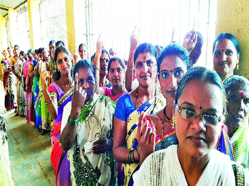 Trimbak 85, Igatpuri 68 percent of the voting | त्र्यंबक ला ८५, इगतपुरीत ६८ टक्के मतदान