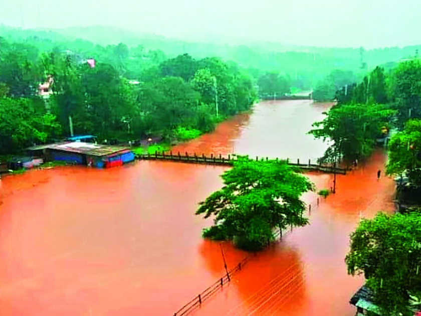 Heavy rain in Ratnagiri | रत्नागिरीत मुसळधार पाऊस; रघुवीर घाटात दरड कोसळली