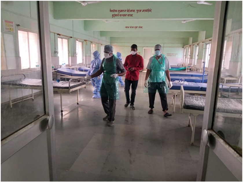 Kovid room in Chandwad hospital closed | चांदवड रुग्णालयातील कोविड कक्ष बंद