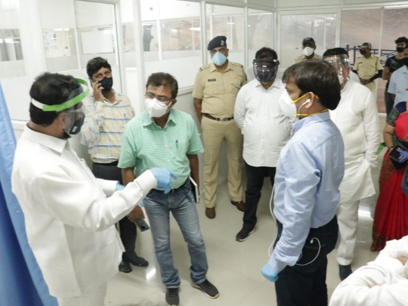 The work of Kovid Hospital will be started in the final stage for the service of Thanekar soon, said Eknath Shinde | कोवीड रुग्णालयाचे काम अंतिम टप्यात, लवकर ठाणेकरांच्या सेवेसाठी होणार सुरु