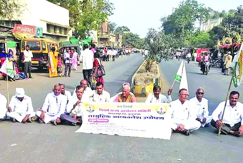 Vidarbha State Movement Committee 'Stop the Way' | विदर्भ राज्य आंदोलन समितीचा ‘रास्ता रोको’