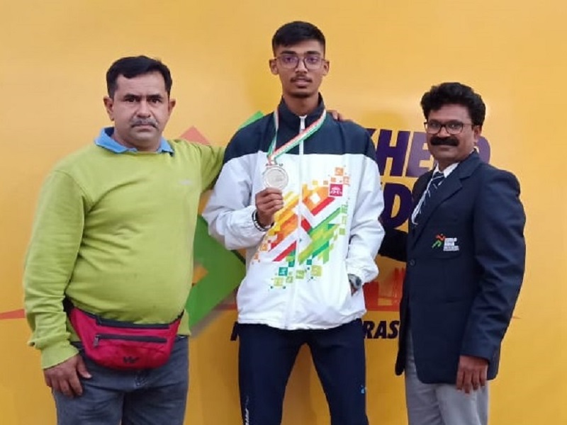 Silver in Aurangabad's Tejas won India Youth Games | औरंगाबादच्या तेजसने जिंकले खेलो इंडिया युथ गेम्समध्ये रौप्य
