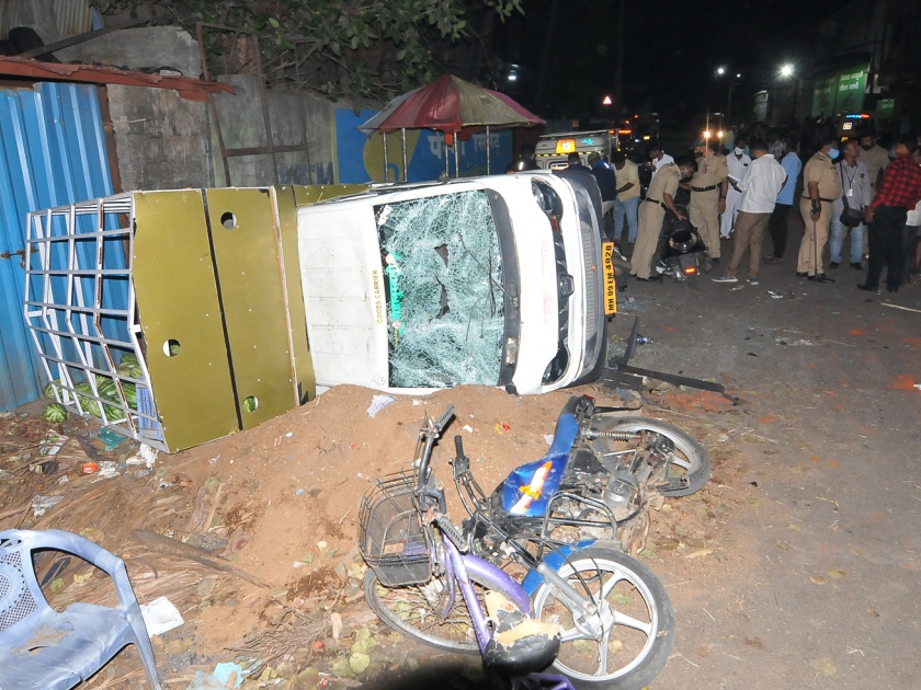 Vehicle vandalism in Ganjimal area, attack on house | गंजीमाळ परिसरात वाहनांची तोडफोड, घरावर हल्ला