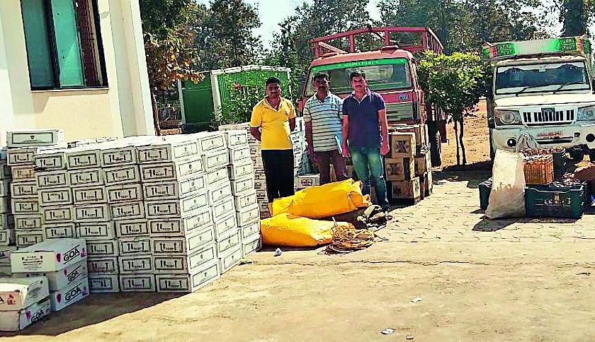 55 lakh liquor seized at Kumkot | कुमकोट येथे पुन्हा ५५ लाखांची दारू जप्त