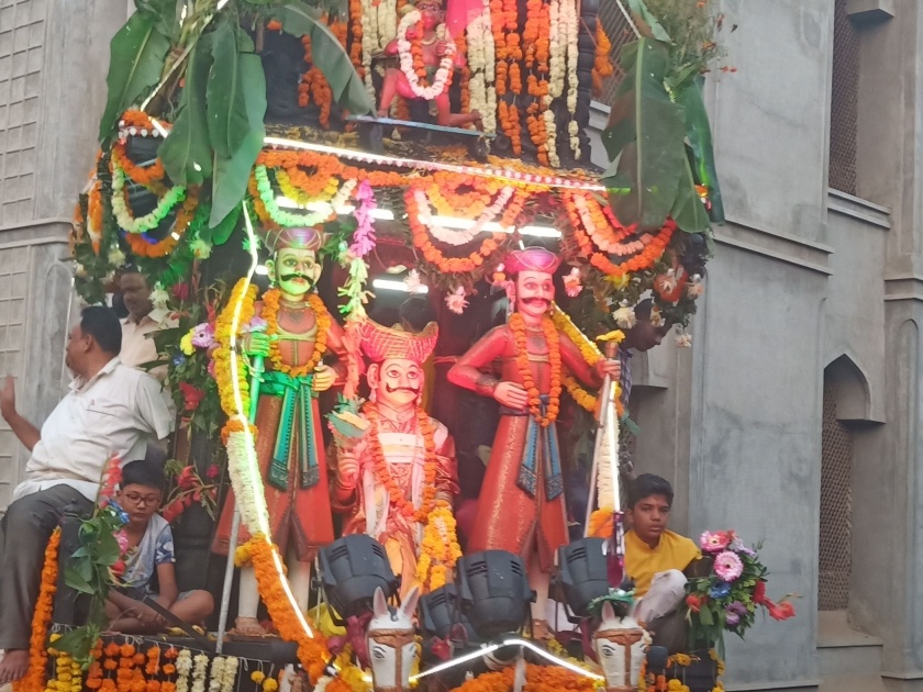 Balaji Rathotsav celebrations in Panchora | पाचोरा येथे बालाजी रथोत्सव जल्लोषात
