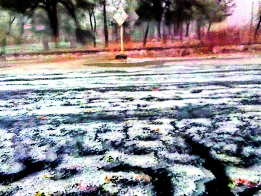 Deoli and Arvite hail | देवळी व आर्वीत गारपीट