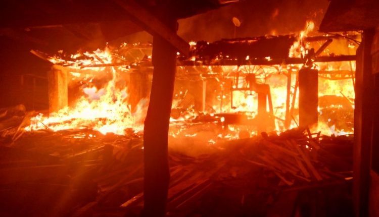 In the fire in Nagpur, four Aara machines burnt in Mahalgaon | नागपुरात लागलेल्या आगीत महालगाव येथील चार आरामशीन खाक