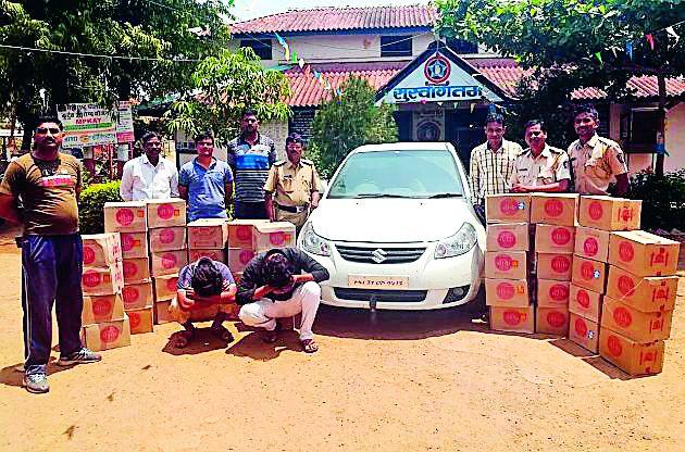 5.17 lakhs of liquor was caught | ५.१७ लाख रूपयांची दारू पकडली