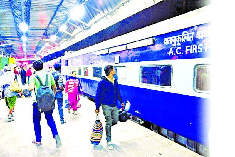 Kareena on the way back; Increased waiting in long-haul trains | काेराेना परतीचा मार्गावर; लांब पल्यांच्या रेल्वेगाडीत वाढली वेटिंग