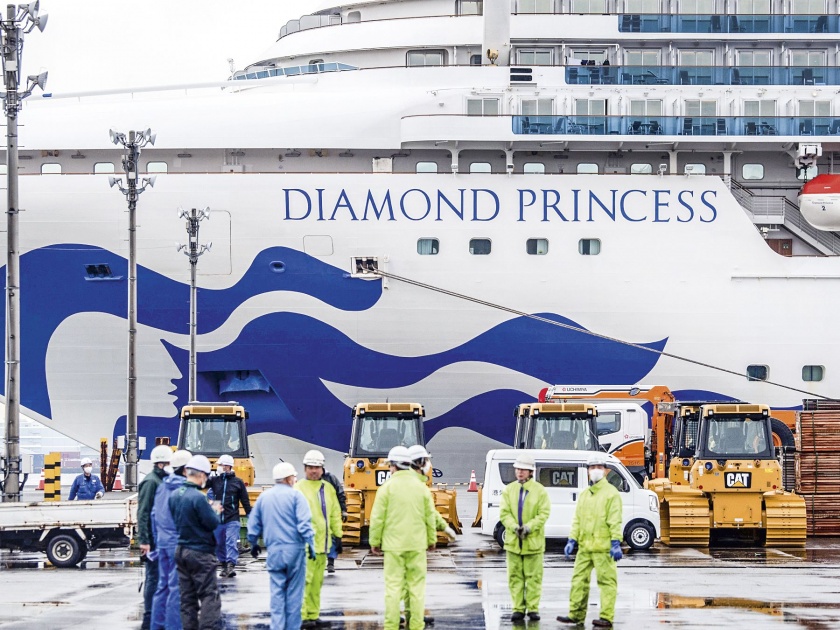 What happened on the luxury cruise Diamond Princess?.. The story of the quarantine.. A chapter from a book 'Koronachya krushnachhayet' by Dr Mrudula Bele | सारे प्रवासी ‘साथी’चे!..