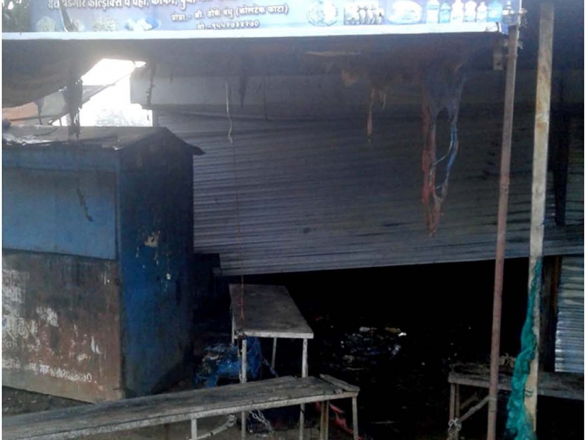 Five shops in Koltek Fata burnt down | कोलटेक फाटा येथील पाच दुकाने भस्मसात