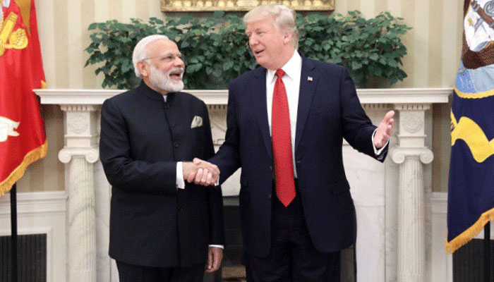 Narendra Modi-Donald Trump bilaterally discusses | नरेंद्र मोदी-डोनाल्ड ट्रम्प यांच्यात द्विपक्षीय चर्चा