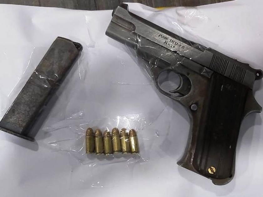 Heavy pistol and cartridge seized in Nandurbar | नंदुरबारात गावठी पिस्तूल व काडतूस जप्त