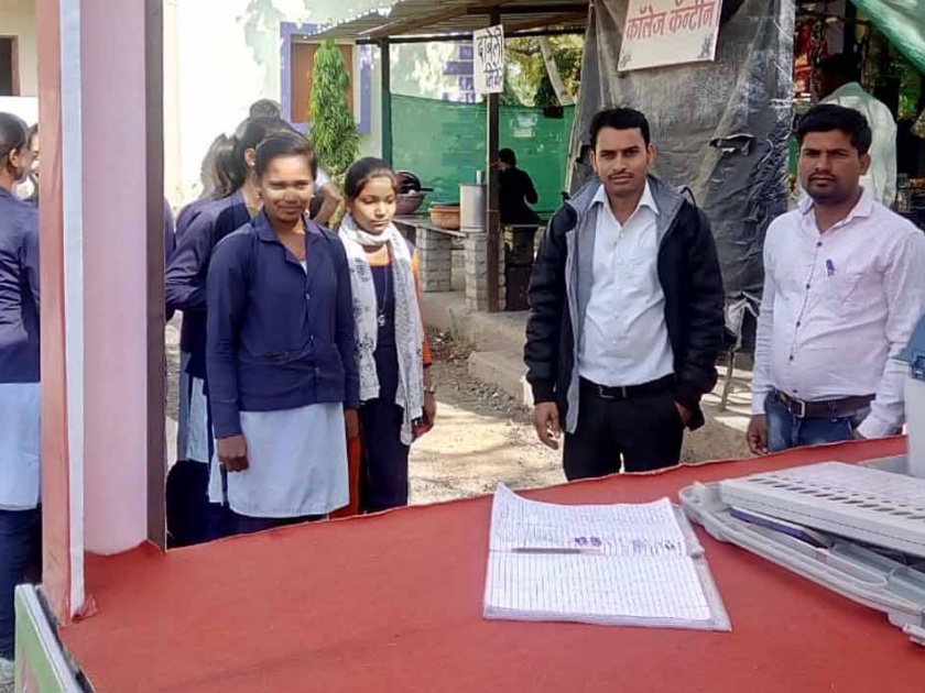  Voters awareness campaign in Baroda Pimpri College | बारागाव पिंप्री महाविद्यालयात मतदार जागृती अभियान