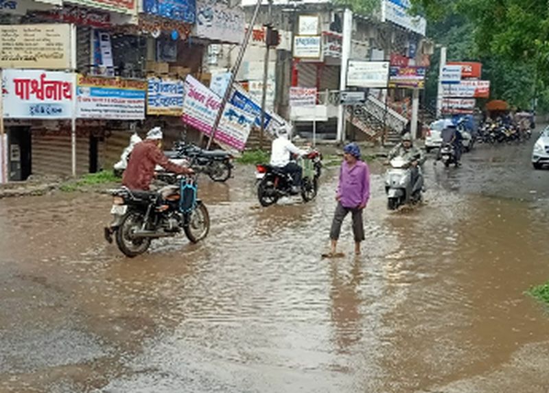 It rained heavily in Shravansari | श्रावणसरींचा झाला दमदार वर्षाव