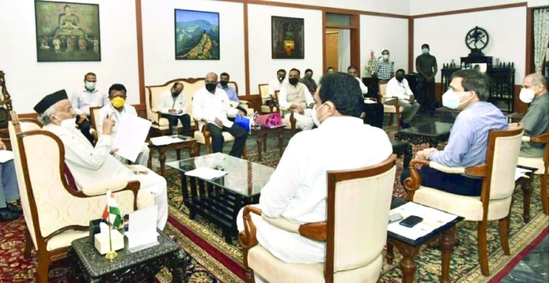 Positive discussions with the Governor regarding additional funds for Jigaon | ‘जिगाव’च्या अतिरिक्त निधीसंदर्भात राज्यपालांशी सकारात्मक चर्चा