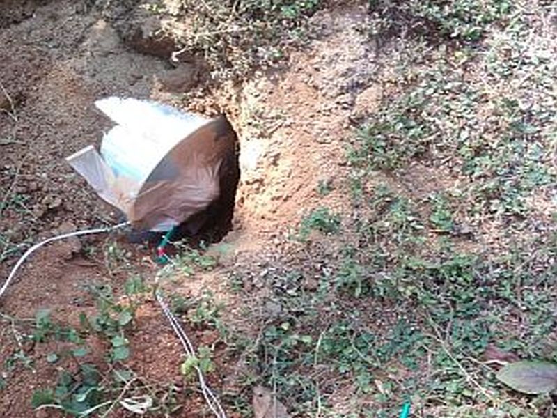 Naxalites sown landmines destroy by police | नक्षल्यांनी पेरलेले भूसुरूंग पोलिसांनी केले निकामी