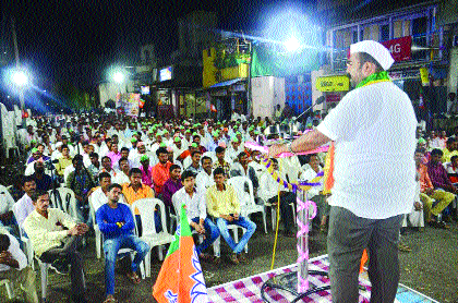  People of Satara district have been under the scanner for ten years: Narendra Patil | Lok Sabha Election 2019 सातारा जिल्ह्यातील जनता दहा वर्षांपासून दहशतीखाली: नरेंद्र पाटील