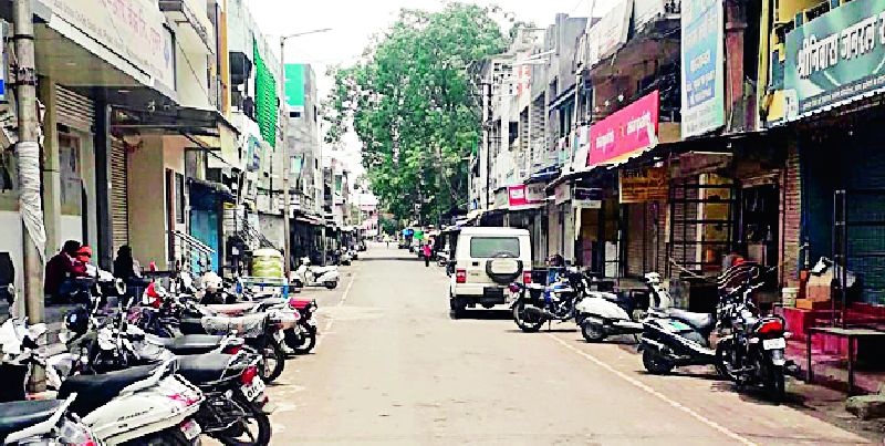 Spontaneous response to the public curfew in Pandharkavada | पांढरकवडात जनता कर्फ्यूला उत्स्फूर्त प्रतिसाद