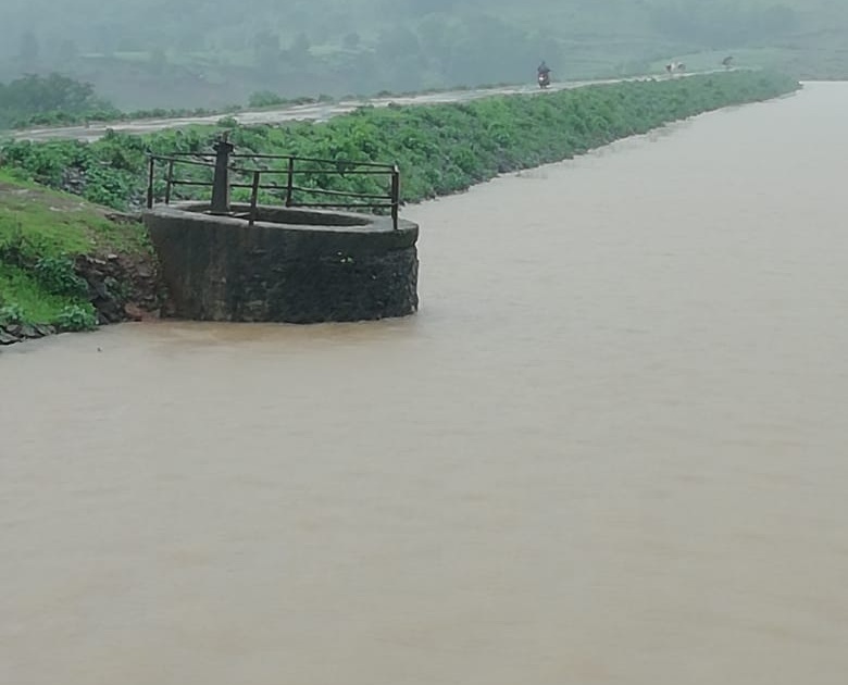 Increase in Tringalwadi dam | त्रिंगलवाडी धरणसाठ्यात वाढ