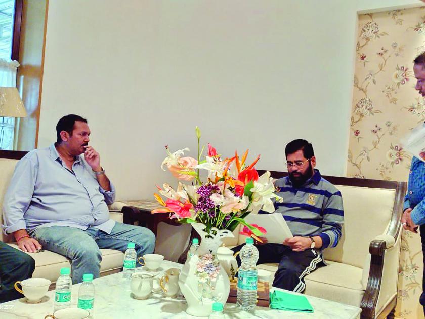 Udayan Raje Bhosale meet Eknath Shinde in satara | राजधानीसाठी ‘राजे’ मैदानात! शिलेदारांनी झटकली मरगळ, विकासकामांसाठी नगरविकास मंत्र्यांची भेट