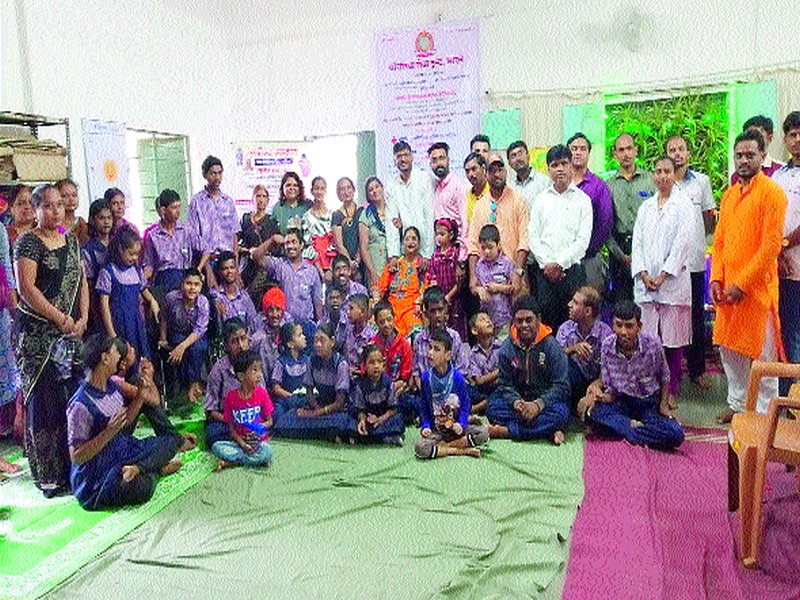  Camp for disabled children at Siddhivinayak School | सिद्धिविनायक शाळेतील दिव्यांग मुलांसाठी शिबिर
