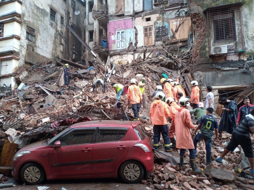 The Bhanushali building collapsed at the fort | Mumbai Building Collapse: फोर्ट येथे भानुशाली इमारत कोसळली