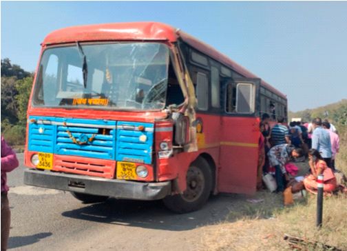 Surat-Pachora bus accident | सुरत-पाचोरा बसला अपघात