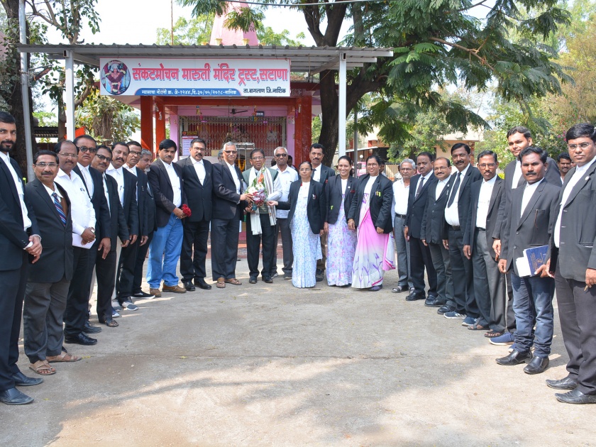 Panditrao Bhadane elected president of Nashik District Lawyers Federation | नाशिक जिल्हा वकील फेडरेशनच्या अध्यक्षपदी पंडितराव भदाणे यांची निवड
