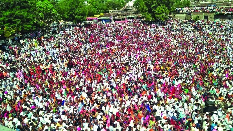 millions of devotees gathered in Poharadevi | पोहरादेवीत गुरुचरणी लाखो भाविक नतमस्तक!