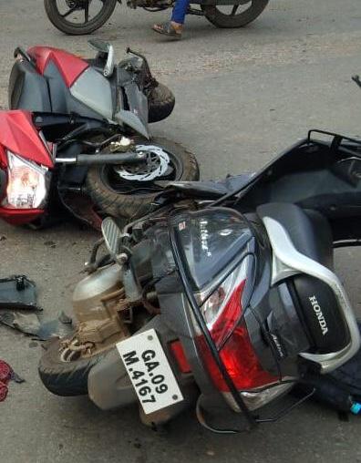 Two killed in Two-wheelers accident at goa | पाद्रीभाट-नेसाय येथे दुचाकींची समोरासमोर धडक; दोन ठार