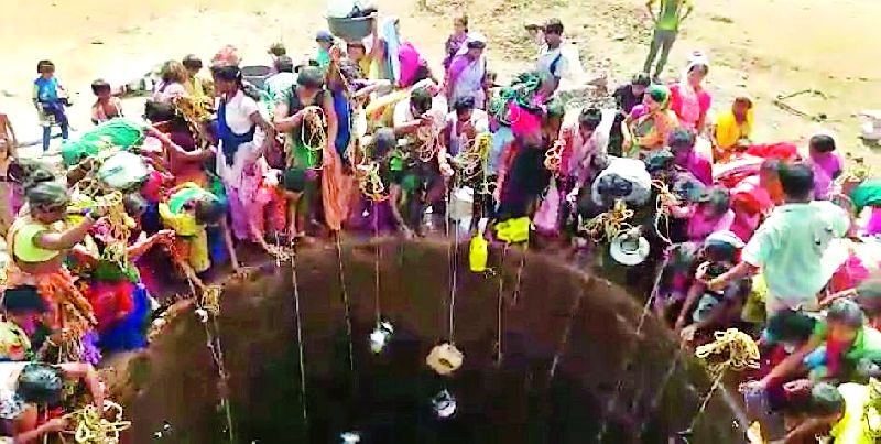 Lots of water in 40 villages in the mud | चिखलदऱ्यातील ४० गावांत पाण्यासाठी हाहाकार