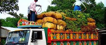 Nashik's vegetable truck stopped at Gujarat border | नाशिकच्या भाजीपाल्याचे ट्रक गुजरात सीमेवर अडवले