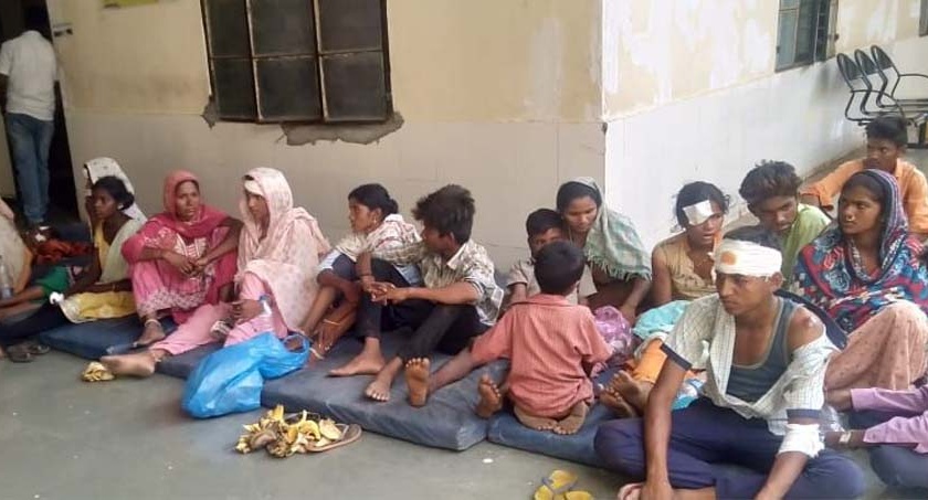 35 laborers injured in the rehabilitation colonies | मोड पुनर्वसन वसाहतीतील 35 मजूर जखमी