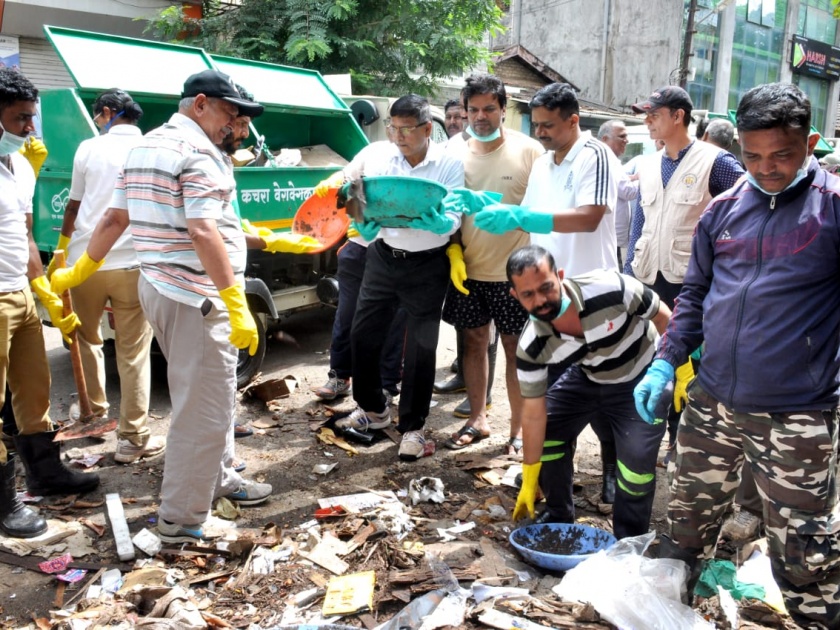 3 tonnes of garbage collection, 'campaign for the 10th consecutive year' in the 'Cleanliness' mission | ‘महास्वच्छता’ अभियानात ३६ टन कचरा उठाव, सलग २0 वी मोहीम