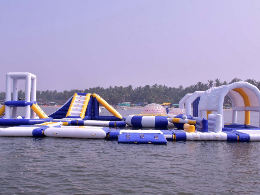 Sea Water Park, launched by tourists for the tourists in Malvan, is an initiative of local tourism professionals | मालवणात पर्यटकांसाठी साकारतोय सी वॉटर पार्क, स्थानिक पर्यटन व्यावसायिकांचा पुढाकार