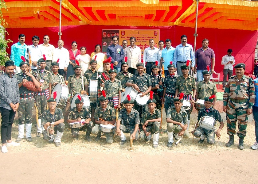 Aryachanakya Dham Sangh Ajinkya in the state-level band competition | राज्यस्तरीय बँड स्पर्धेत आर्यचाणक्य धाम संघ अजिंक्य