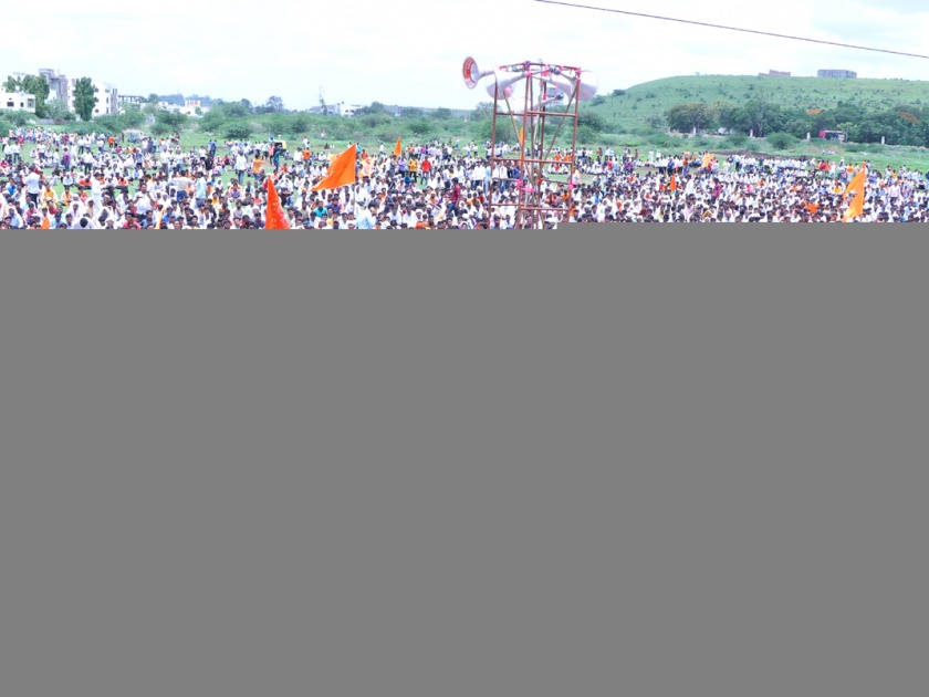 Front for Maratha Reservation in Paroli | परळीत मराठा आरक्षणासाठी मोर्चा
