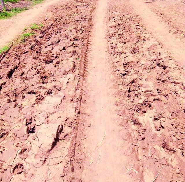 Even after seven decades of independence, the road of soil | स्वातंत्र्याच्या सात दशकानंतरही मातीचा रस्ता