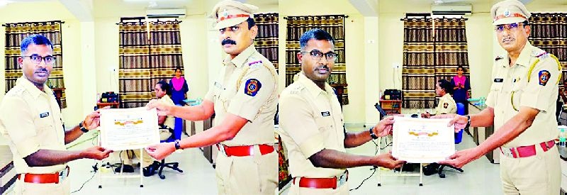Lack of appreciation on the back of the dedicated police | कर्तबगार पोलिसांच्या पाठीवर कौतुकाची थाप