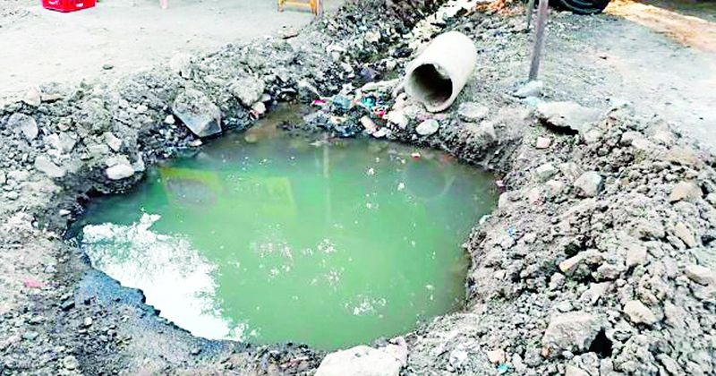 Contaminated water supply in Digras city | दिग्रस शहरात दूषित पाणीपुरवठा