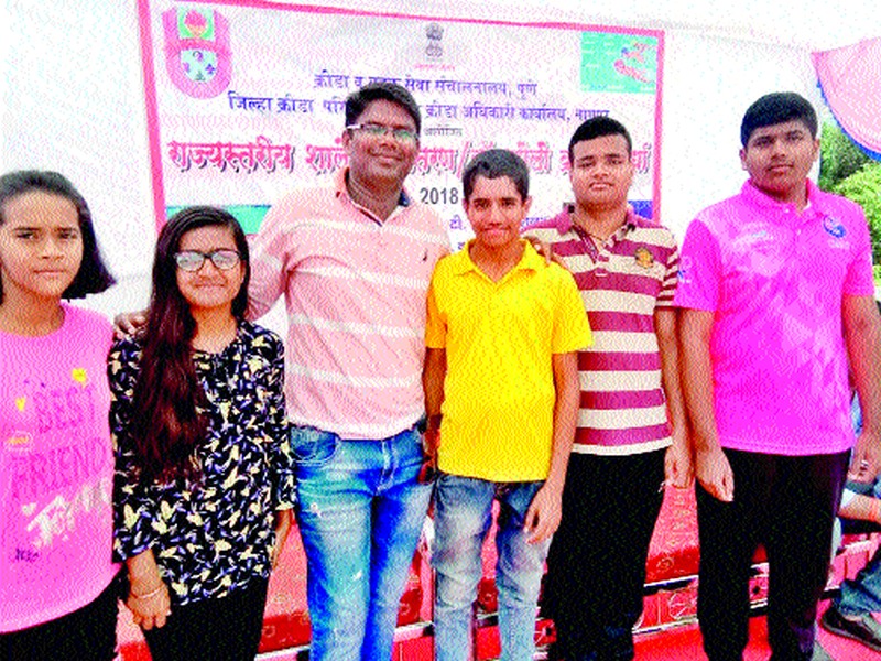  Eight swimmers from Nashik Road participated in the state-level competition | नाशिकरोडच्या आठ जलतरणपटूंचा राज्यस्तरीय स्पर्धेत सहभाग