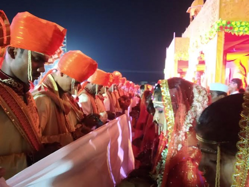 Shivjayanti celebrates the happy couple of all religious couples | शिवजन्मोत्सवात ४१ सर्वधर्मीय जोडप्यांचे शुभमंगल