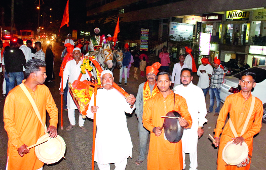 The procession of Shivaji Muslim Brigade | शिवाजी मुस्लिम ब्रिगेडची मिरवणूक