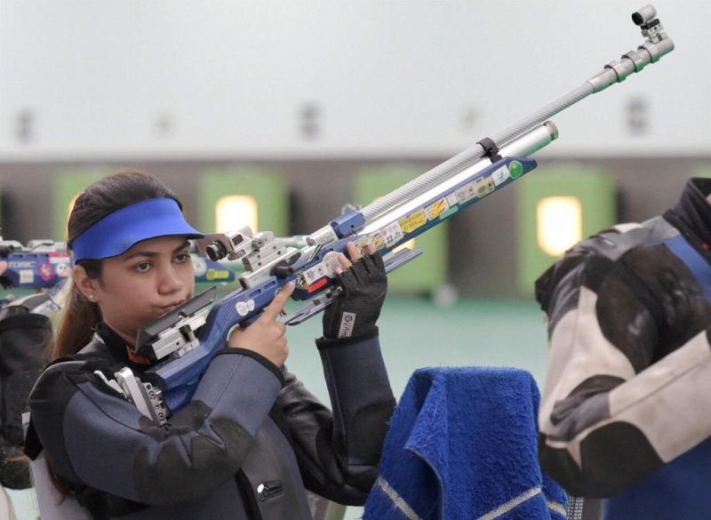 ISSF Shooting World Cup: Apurvi Chandela clinches 10m air rifle gold medal, sets new world record | भारताची नेमबाज अपुर्वी चंडेलाचा विश्वविक्रमासह 'सुवर्ण' वेध