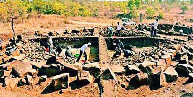 3,000 year old skeletons unsafe; Archaeological theme park in Nagpur in trouble | ३ हजार वर्षांपूर्वीचे सांगाडे असुरक्षित; नागपुरातील आर्कियॉलॉजिकल थीम पार्क अडचणीत